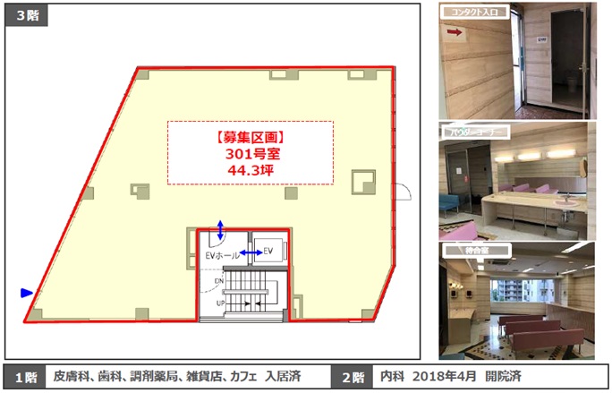 医療テナント東京 医院開業場所物件