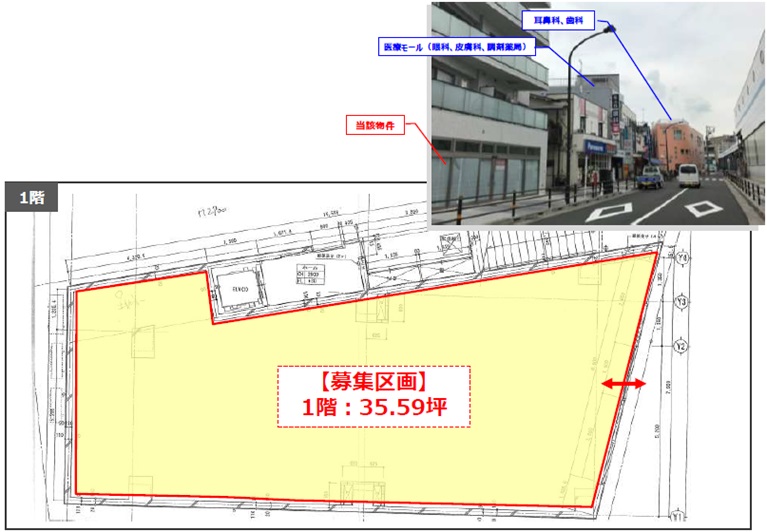 医療テナント東京 医院開業場所物件